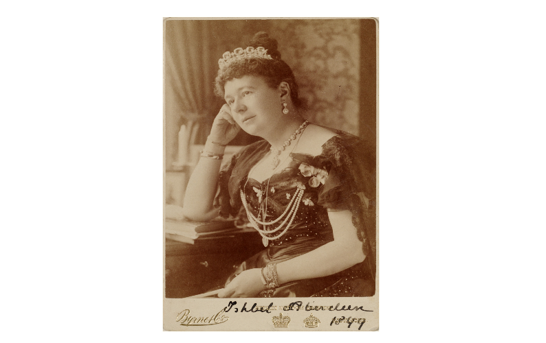 Black and white photograph of Lady Aberdeen. from PWCD - Maternal Feminism