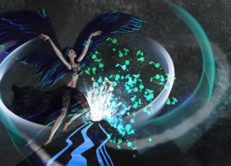 Illustration of a giant Lilith raising energy. from: PWCD -